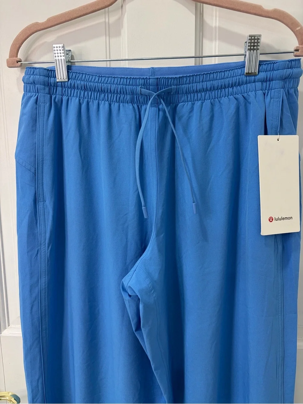 lululemon athletica Men's Sky Blue Drawstring Jogger Pants
